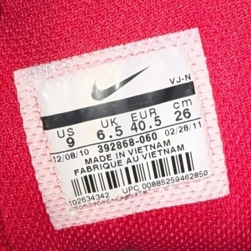 Nike Shox Navina Shoes Womens‎ 9 Pre-Owned Sneakers Grey Pink 392868-060 Cushion